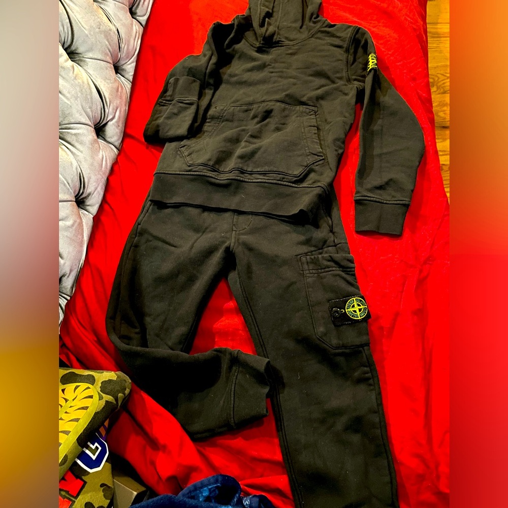 Black Hoodie and Joggers Set